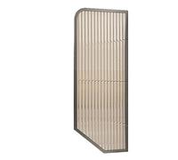 WXPGFEQ Cloison décorative en métal et Verre argenté pour urinoir, écran de confidentialité pour Toilettes, séparation Murale élégante * 1