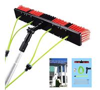 WXPGFEQ Perche de Nettoyage de vitres avec Brosse, Longueur 5 à 12 m, kit de Nettoyage de vitres avec Brosse, Alimentation en Eau/Tuyau, pour Le Nettoyage de Panneaux photovoltaïques et So
