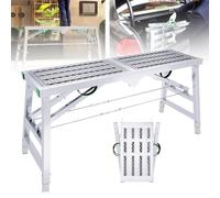 WXPGFEQ Plateforme de Travail Portable et réglable, escabeau Robuste à 5 Niveaux en Acier, Pliable, pour Une Utilisation intérieure/extérieure. Outil de Construction Polyvalent et Solide.