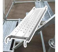 WXPGFEQ Plateforme d'échafaudage antidérapante pour échelles, Planches de Marche en Acier Personnalisables de 90 à 180 cm, Surface de Travail Robuste pour Une Utilisation en Toute sécurité sur Les c