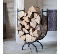 WXPGFEQ Porte-bûches en Fonte, Support de Rangement sur Pied pour cheminées et poêles à Bois intérieurs et extérieurs