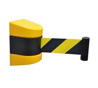 WXPGFEQ Ruban de signalisation rétractable pour la Gestion des foules - Barrière de sécurité Murale à Ventouse magnétique, idéale pour séparer Les Files d'attente et gérer Les Flux de pers