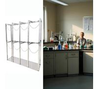 WXPGFEQ Support de Sol pour Bouteilles d'oxygène - Rangement Universel pour Bouteilles de Propane et d'oxygène, Chariot Stable pour Usage en Laboratoire et médical
