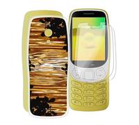 WXPPJ Coque + 2 Pièces Verre trempé Protection écran pour Nokia 3210 2024, Transparente Silicone TPU Etui Housse, Mince Souple Antichoc Case pour Nokia 3210 2024 (2.40") - XV37