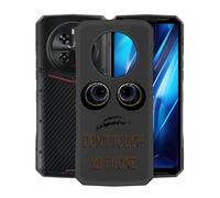 WXPPJ Coque Compatible avec Doogee DK10, Noir Ultra Mince Bumper Housse Anti-Rayures Souple Silicone TPU Protection Etui pour Doogee DK10 (6.67") - Don't Touch