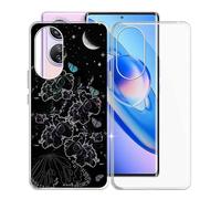WXPPJ Coque pour Blackview A200 Pro, Transparent Silicone Antichoc Bumper Cover Full Body Anti-Rayures Protection Case Mince Flexible TPU Etui pour Blackview A200 Pro (6.67") - [2 Pièces]