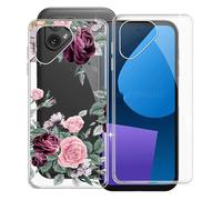 WXPPJ Coque pour Fairphone 5, Transparent Silicone Antichoc Bumper Cover Full Body Anti-Rayures Protection Case Mince Flexible TPU Etui pour Fairphone 5 (6.46") - [2 Pièces]