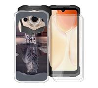WXPPJ Coque + Verre Trempé pour Doogee S99, 360° Anti-Rayures Gel Silicone TPU Souple Housse Etui de Protection avec 2 Pièces Protecteur d'écran pour Doogee S99 (6.30") - Changer