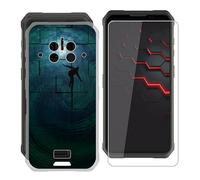 WXPPJ Coque + Verre Trempé pour Doogee V10, 360° Anti-Rayures Gel Silicone TPU Souple Housse Etui de Protection avec 1 Pièces Protecteur d'écran pour Doogee V10 (6.39") - XT17