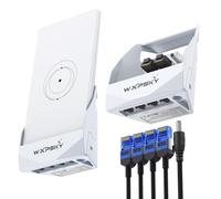 WXPSKY Starlink Mini adaptateur Ethernet et support pour routeur, station d'accueil Gigabit avec 3 ports LAN, montage mural et extension de réseau adhésive pour la maison, le camping-car et le bureau