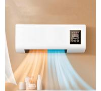 WXPXYBF Climatiseur Portable, Ventilateur Mural 3 en 1 avec Chauffage et rafraîchissement. Conception Ultra-silencieuse sans pales. Télécommande Incluse. Idéal pour la Chambre ou Le Bureau.