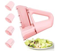 WXPXYBF Coupe-légumes portatif sans Fil avec 4 Lames pour râper la Glace et trancher concombres, Pommes de Terre, Carottes et ail