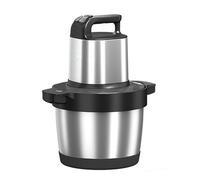 WXPXYBF Hachoir à Viande électrique Robuste de 1500 W, Grand Bol de 6,5 L avec 3 Vitesses pour Une Utilisation Domestique sur Les oignons, Les légumes et Les Noix.