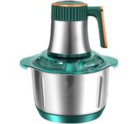 WXPXYBF Hachoir à Viande Multifonctionnel en Acier Inoxydable 5L, Hachoir électrique entièrement Automatique avec récipient pour la préparation de Viande et de Petits Aliments.