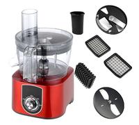 WXPXYBF Robot culinaire 600 W, 7 L, Coupe-légumes électrique avec 2 têtes de Coupe et 2 Vitesses pour hacher, mélanger, pétrir, moudre, fouetter, râper et découper la Viande.