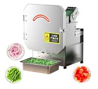 WXPXYBF Trancheuse à légumes électrique : Robot culinaire et Hachoir Professionnel pour oignons, Herbes, poireaux, Gingembre, poivrons, Haricots, céleri