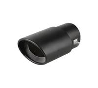 WXPYAQT Embout d'échappement 2.5 "Acier Inoxydable Garnitures chromées Voiture Auto échappement Silencieux Pointe Tuyau arrière Queue Gorge pièces universelles Accessoires