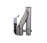 WXPYAQT Embout d'échappement Kit de Silencieux d'échappement Universel à Double Valve, 2 ", .25", .5, 3", avec télécommande sans Fil