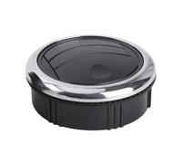 WXPYAQT Tableau Grille climatisation Grille d'aération Universelle 80 mm pour Tableau Bord Voiture, avec déflecteur Ventilation Rotatif à Bouton, Camping-Car, Caravane ou Camping-Car.