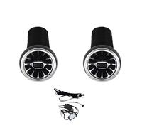 WXPYAQT Tableau Grille climatisation Lot de 2 grilles d'aération LED pour Console Avant de Voiture pour Benz pour Classe C W204 2011 2012 2013