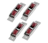 Wxqbjtam 4 Poulies de Fenêtre En Nylon, Type Push-pull, pour La Cuisine, La Maison et La Salle de Bain, une