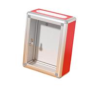 Wxqbjtam Boîte à Dons Murale avec Urne de Collecte de Billets de Tombola En Alliage D'aluminium, Idéale pour Les Entreprises, Emplacement Supérieur