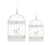Wxqbjtam Cage à Oiseaux Suspendue, Décoration de Mariage, Ornement de Cage à Fleurs, Centre de Table pour Hôtel
