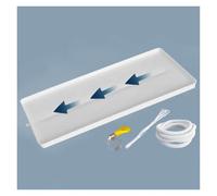 WXQTM Bac Récupération d'eau pour Climatiseur Intérieur Tuyau D'évacuation en Plastique avec Bouchon D'évacuation Convient aux Climatiseurs Type Fenêtre (1-2Px5m)