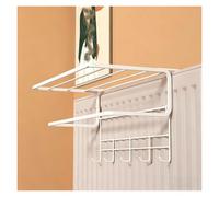 WXQTM Porte Serviettes pour Radiateur, Étagère À Poser sur Un Radiateur Séchoir Mural Installation Facile pour Le Couloir D'entrée (17.7in/45cm)