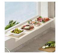 WXQTM Rallonge Magnétique pour Plan Travail Résistante aux Rayures et À l'usure Panneau D'extension pour Rebord Fenêtre pour Y Poser des Plantes en Pot 40x15cm(15.7x5.9in)