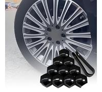 WXRNBN Voiture Cache-écrous De Roue pour Audi A4 B9/Allroad B9/Avant B9 2015-2024, Capuchon d'écrou de Roue, Capuchons Ecrou Bouchons Protecteurs D'éCrou Couvre avec Outil Demontage, 20PCS