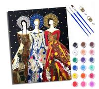 WXRWANG Peinture par Numéros pour Adulte DIY Peinture Numero Adulte Débutants Collage des Trois Vierges Marie 40x50cm Numéro Kit Peinture par Décoration Murale et Cadeaux Pour La Maison