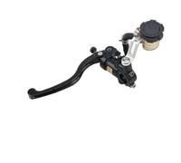 WXSSH Levier d'embrayage et de frein pour moto Embrayage de frein à montage radial universel pour moto,compatible avec le maître-cylindre,guidon, la pompe hydraulique(Black,LEFT_16MM)