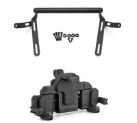 WXSSH Support de Navigation pour Moto Motorcycle Accessories CNC Aluminum GPS Navigation Bracket Handlebar Bar Extension for Yamaha NMAX 155 2020 2021-2024(22MM Set)