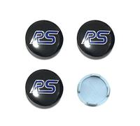 WxsYFFS Cache Moyeux Bouchons Moyeu 4 Pièces 54mm Compatible avec pour Ford RS Mondeo Mustang Focus Fiesta Matériau Composite ABS Étanche et Anti Poussière,B
