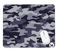 Wxuaixnn Noir Tapis de Souris - 24x20cm- Gaming Tapis de Souris, avec Base en Caoutchouc Antidérapant, Imperméable, Facile à Nettoyer, Portable Mousepad pour Bureau ou aison.WH-6421