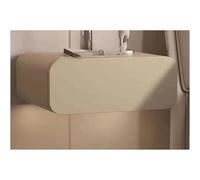 WxuuLTGJR Bedside Table Compatible with Bedroom Modern Floating Nightstands with Solid Wood Drawer,Wall Mounted End Table Easy to Install(Khaki,11.8in/30cm)