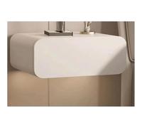 WxuuLTGJR Bedside Table Compatible with Bedroom Modern Floating Nightstands with Solid Wood Drawer,Wall Mounted End Table Easy to Install(Beige,11.8in/30cm)