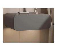 WxuuLTGJR Bedside Table Compatible with Bedroom Modern Floating Nightstands with Solid Wood Drawer,Wall Mounted End Table Easy to Install(Dark Grey,17.7in/45)