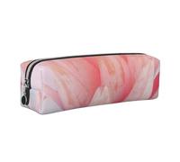 WXWJSHMGC Belle trousse à crayons simple en cuir imprimé ananas avec poche zippée métallisée, pochette de rangement pour filles, garçons, étudiants, collège, Argenté., Taille unique, Trousse de beauté
