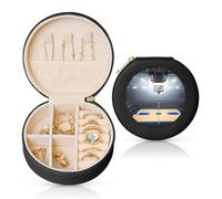 WXWJSHMGC Boîte à bijoux de voyage avec imprimé basket-ball, mini étui à bijoux portable en forme de coquillage, organiseur à 2 couches en cuir synthétique pour femme