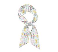 WXWJSHMGC Écharpe longue en forme de bande imprimée « Hand And Happy Fathers Day » pour femme - Écharpe légère pour cheveux - Cadeau de vacances pour femme