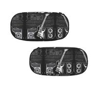 WXWJSHMGC Grande trousse à crayons avec 3 compartiments - Motif Love Rock - Pour garçons et filles