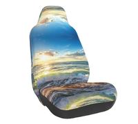 WXWJSHMGC Housses de siège avant universelles imprimées Sea On The Boards - Accessoires d'intérieur de voiture - Convient à la plupart des voitures (1 pièce)
