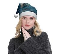 WXWJSHMGC Lot de 2 chapeaux de Noël unisexes en peluche avec imprimé nuits magiques pour Noël, Nouvel An, fêtes festives