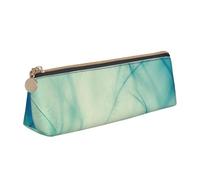 WXWJSHMGC Plumage of Bird Trousse à crayons en cuir avec impression gros plan pour stylo plume, personnalisable, portable, grande capacité, pour école secondaire, filles et garçons