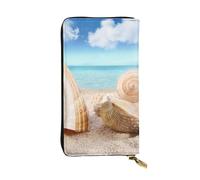 WXWJSHMGC Seashells by The Seashore Portefeuille long en cuir synthétique pour femme et homme