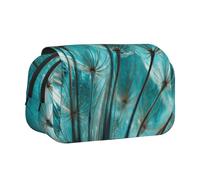 WXWJSHMGC Trousse à crayons avec imprimé mauvaises herbes - Trousse de rangement portable double couche pour enfants, filles, garçons et adultes