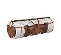 WXWJSHMGC Trousse à crayons en cuir avec fermeture éclair - Motif pont de Brooklyn - Pour l'école, le travail, le bureau, doré, Taille unique, Trousse de beauté