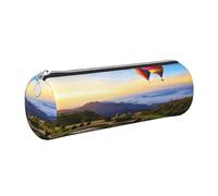 WXWJSHMGC Trousse à crayons en cuir avec fermeture éclair - Pour l'école, le travail, le bureau, Argenté., Taille unique, Trousse de beauté
